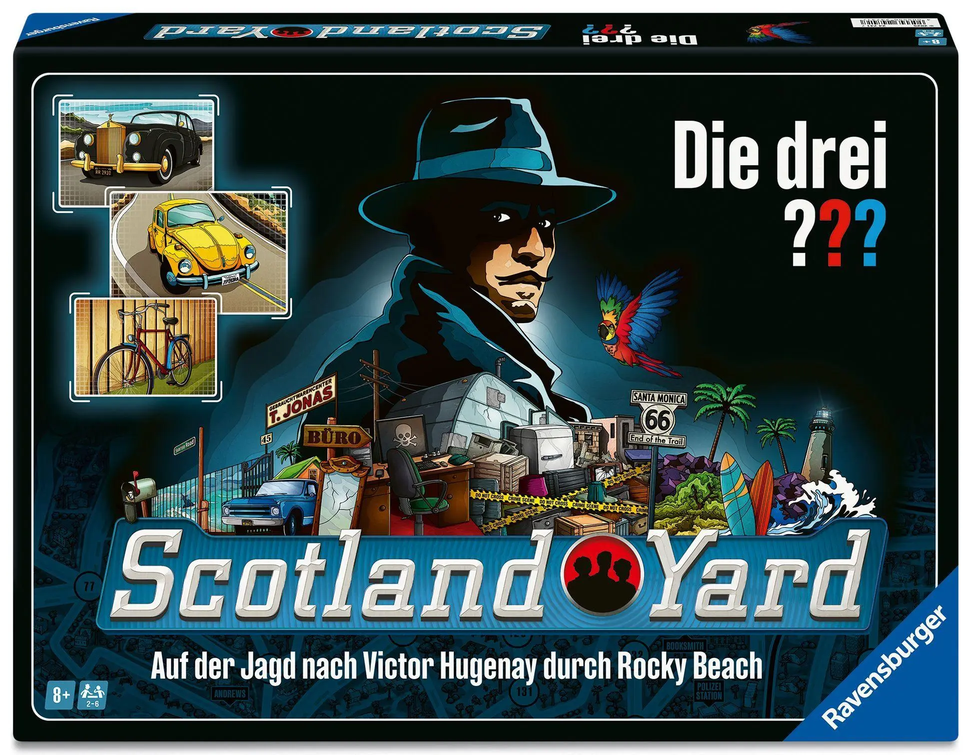 Cover: 4005556247417 | Die drei ??? Scotland Yard - Gesellschaftsspiel & Brettspiel ab 8...